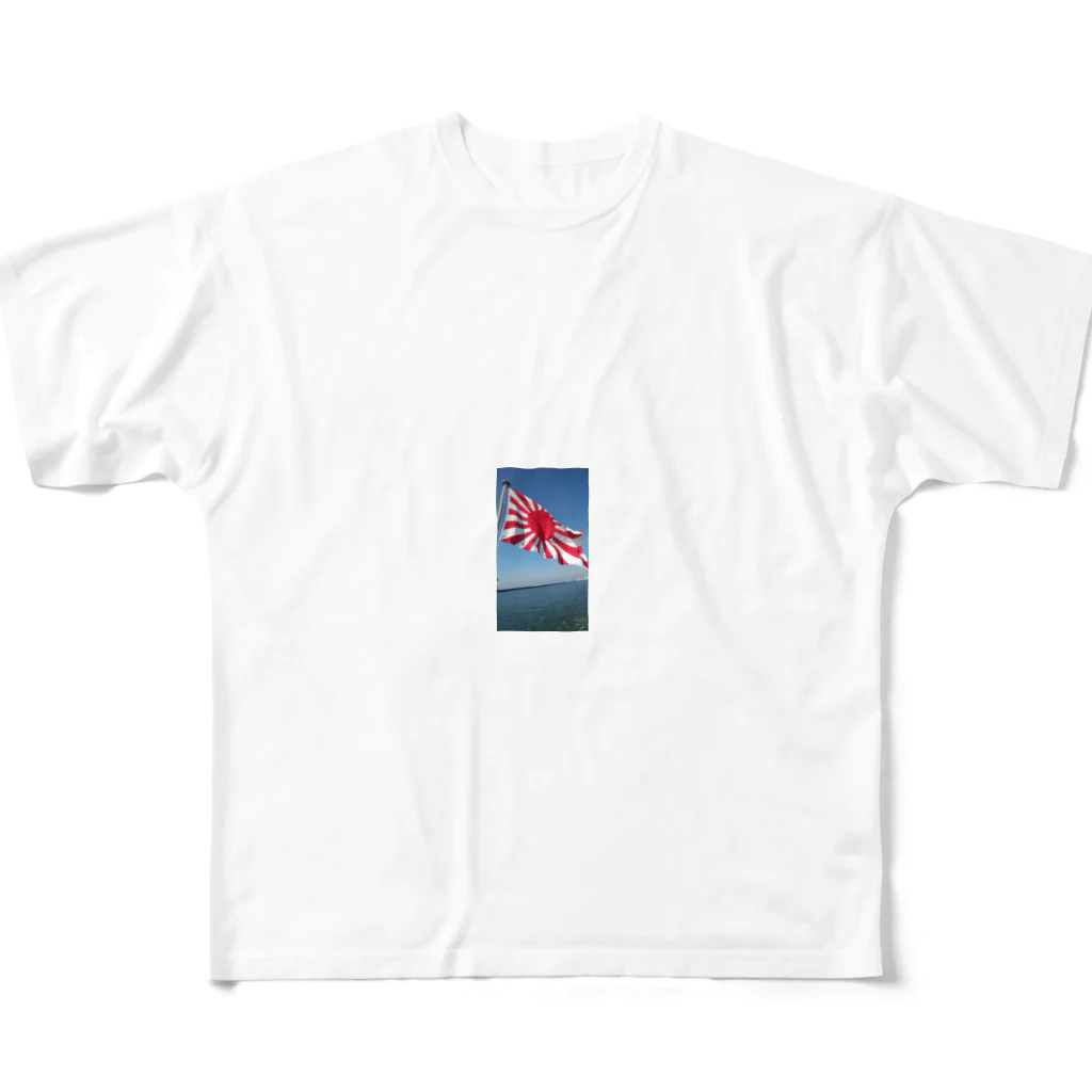マニア小僧の店の旭日旗 フルグラフィックTシャツ