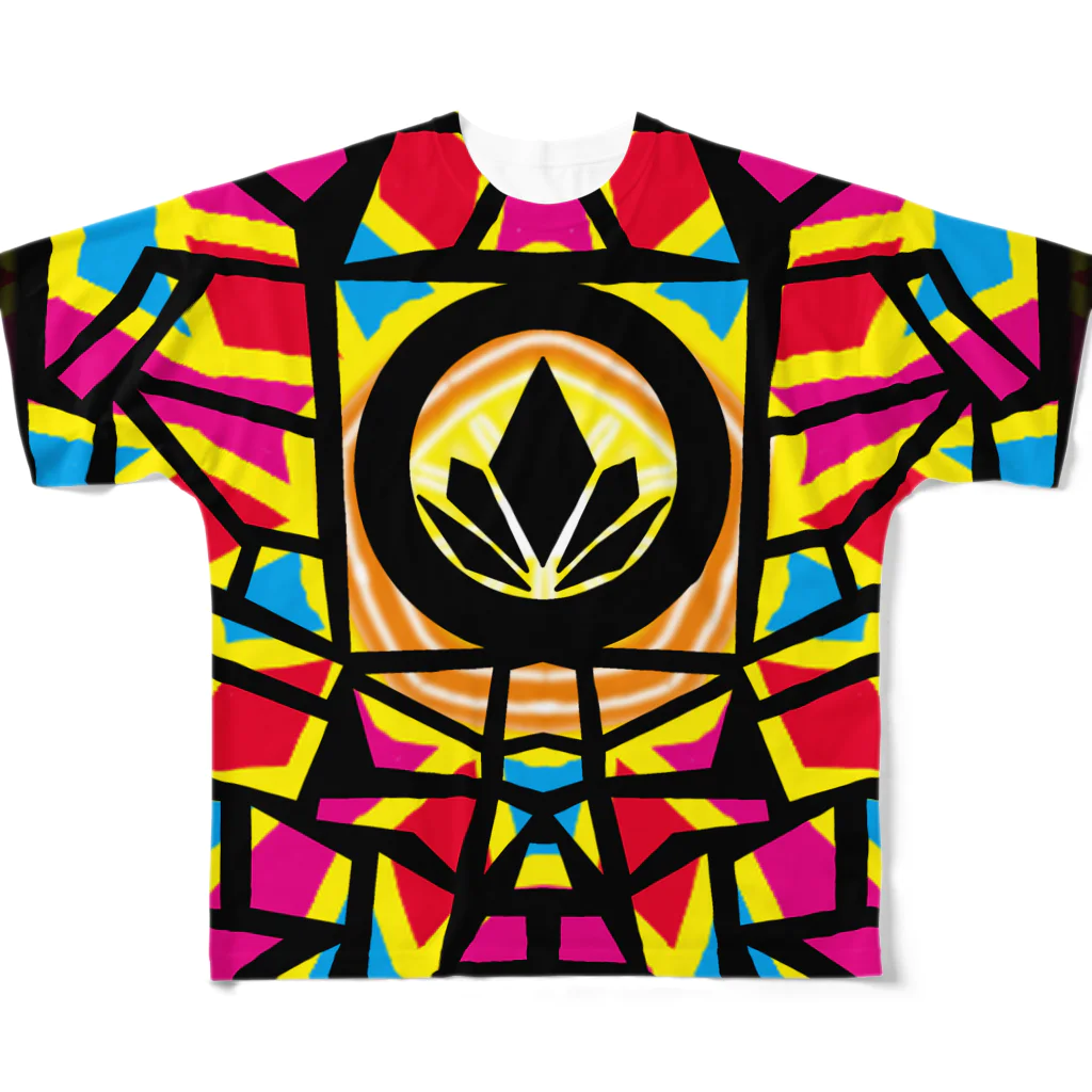 LeafCreateのStoneMandara All-Over Print T-Shirt