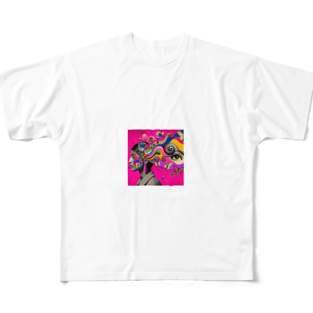 hirokikojimaの思考爆裂 All-Over Print T-Shirt
