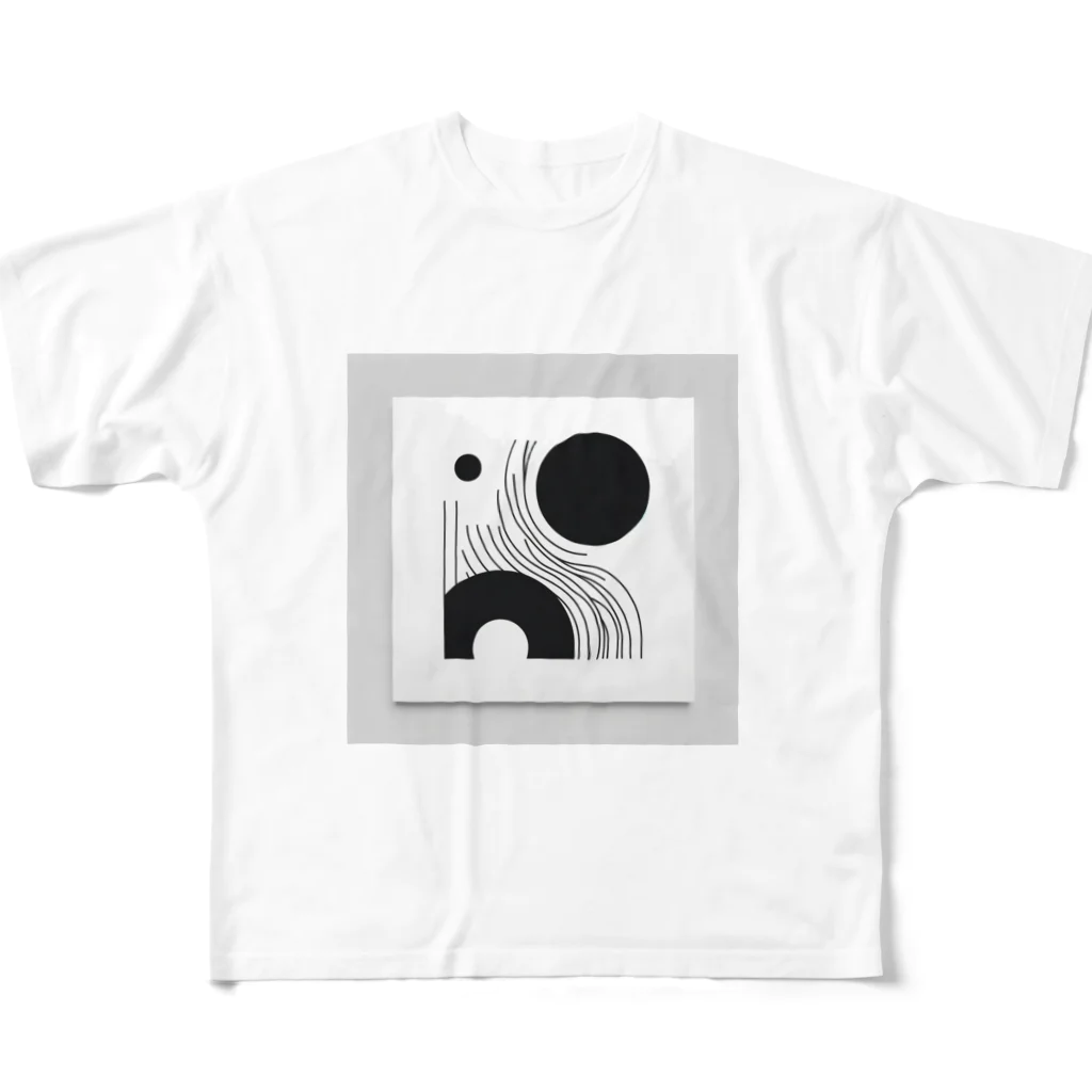 masaのモダンなビジュアルアート All-Over Print T-Shirt