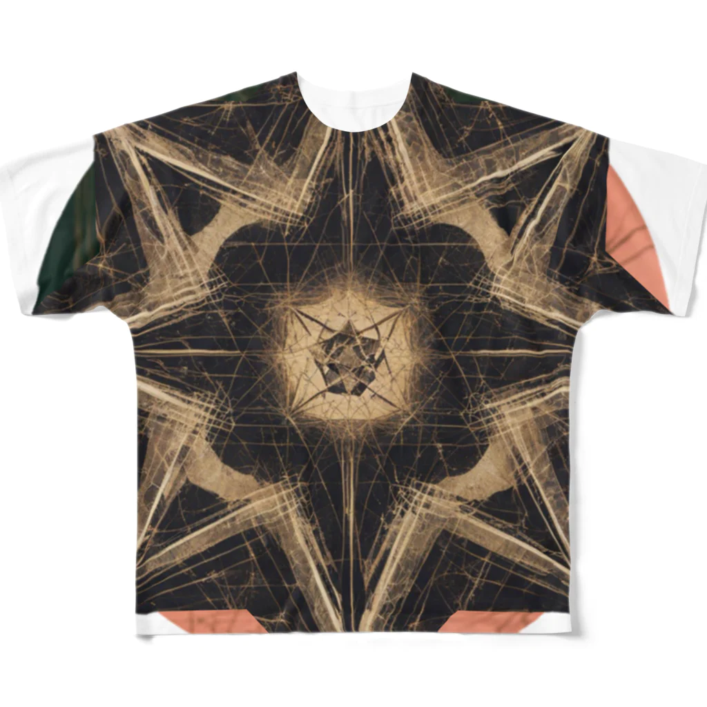 NaROOMの【Abstract Design】八芒星🤭 All-Over Print T-Shirt