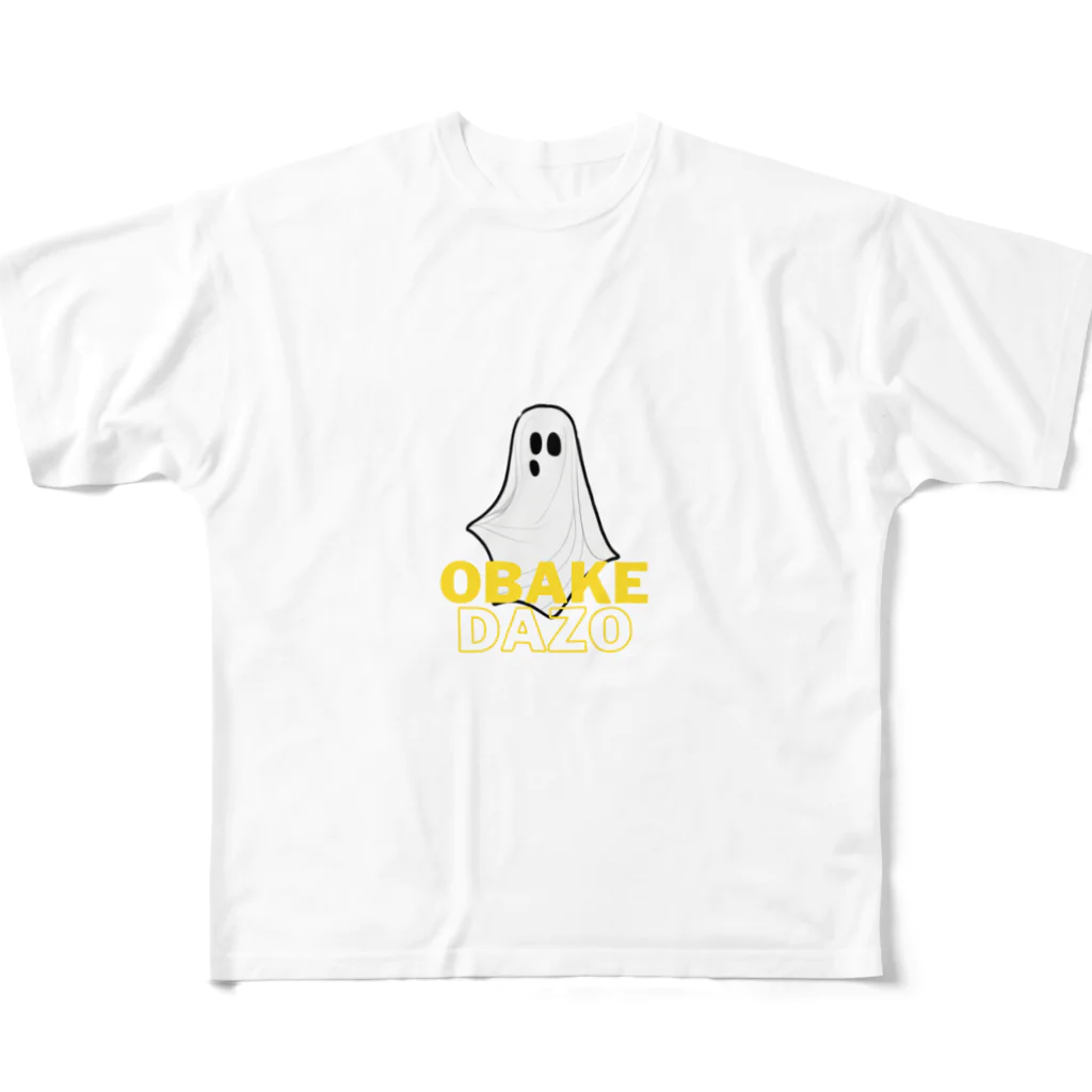 mame SHOPのOBAKEDAZO👻 フルグラフィックTシャツ