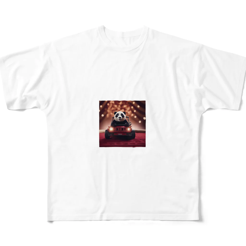 shihokuma_0298のトラック野郎パンダくん All-Over Print T-Shirt