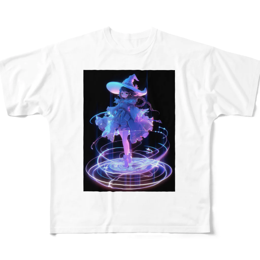 レーザーの魔法少女 All-Over Print T-Shirt