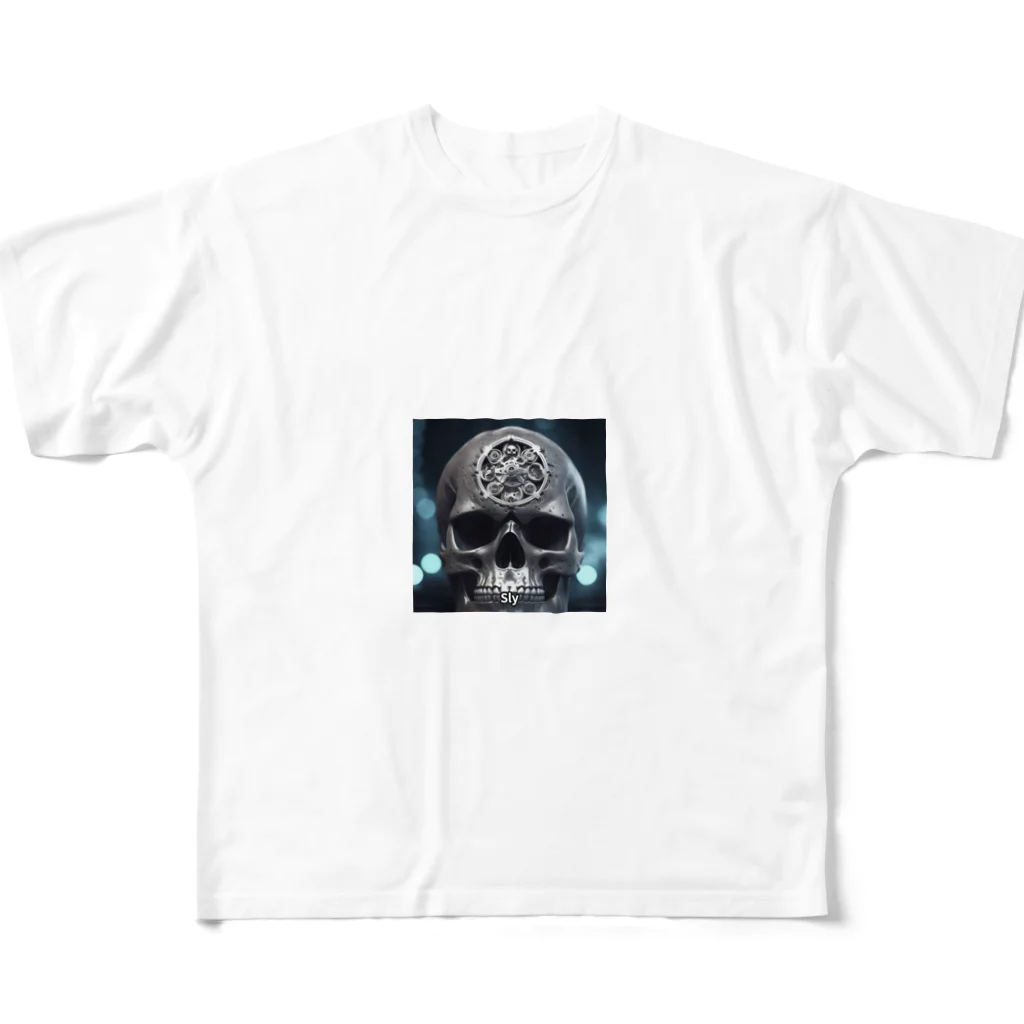 まゆのあかりの骸骨進化中 All-Over Print T-Shirt