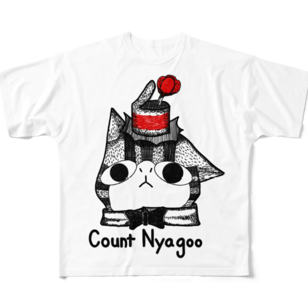 kotのニャアート作品「Ｉ♡ＮＹＡＲＴ」パート2 All-Over Print T-Shirt