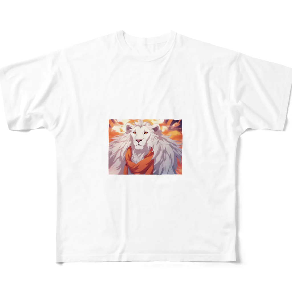 madatubomiのハンサムライオン🦁 All-Over Print T-Shirt