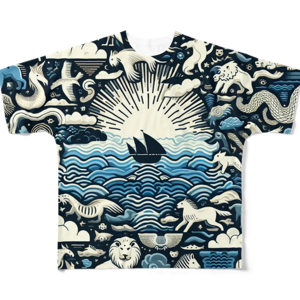 nyonsunの宝箱の自然界からのメッセージ2 All-Over Print T-Shirt