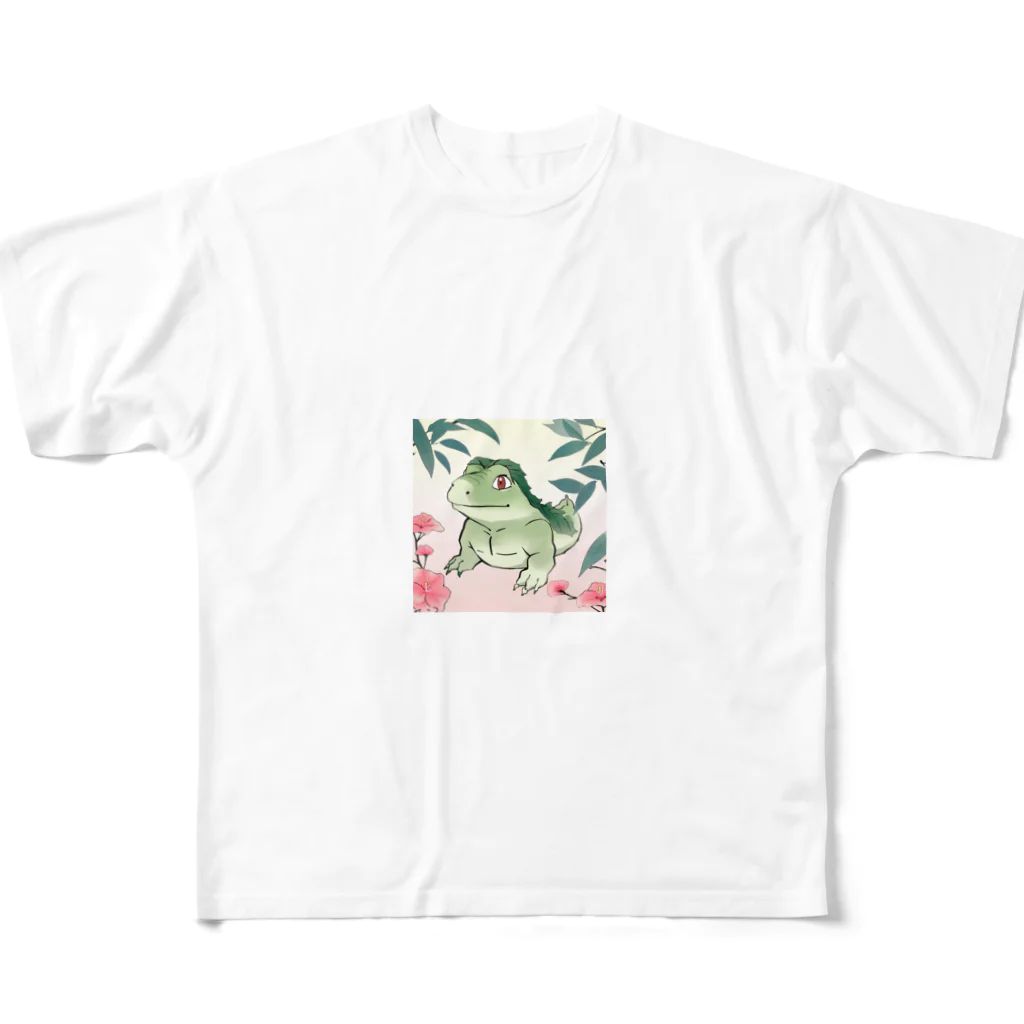 bigbamboofamilyの河童！？ All-Over Print T-Shirt