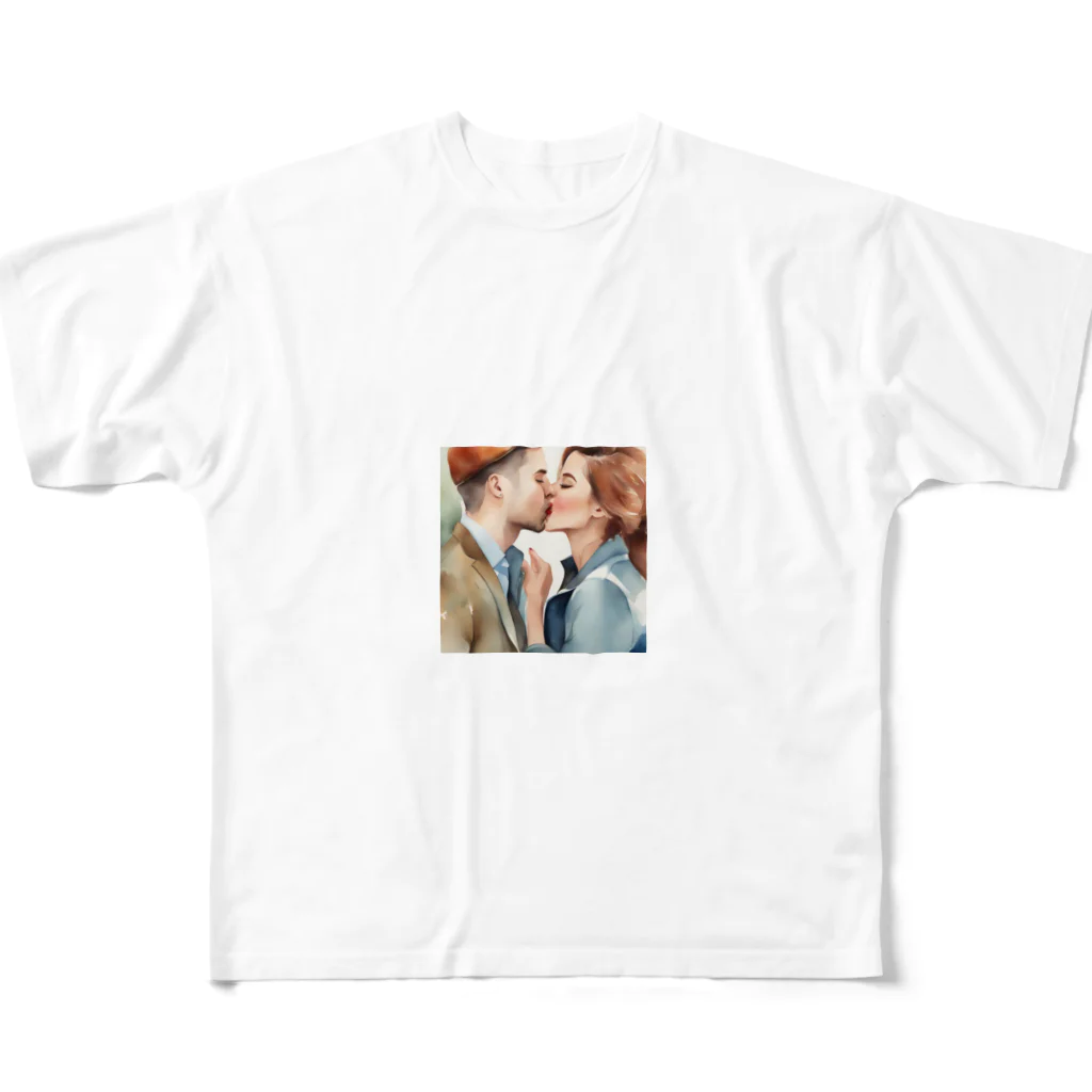 メアリーの「恋人のキス」 All-Over Print T-Shirt