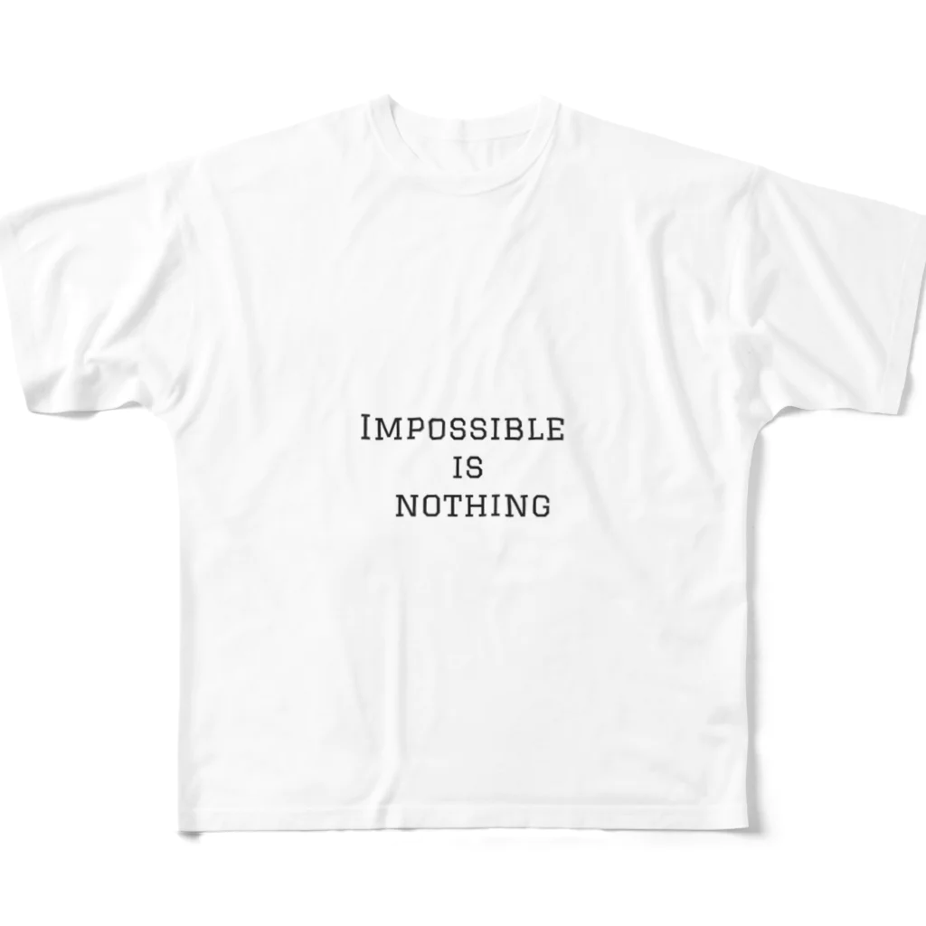 positive_poem05の不可能なんてありえない フルグラフィックTシャツ