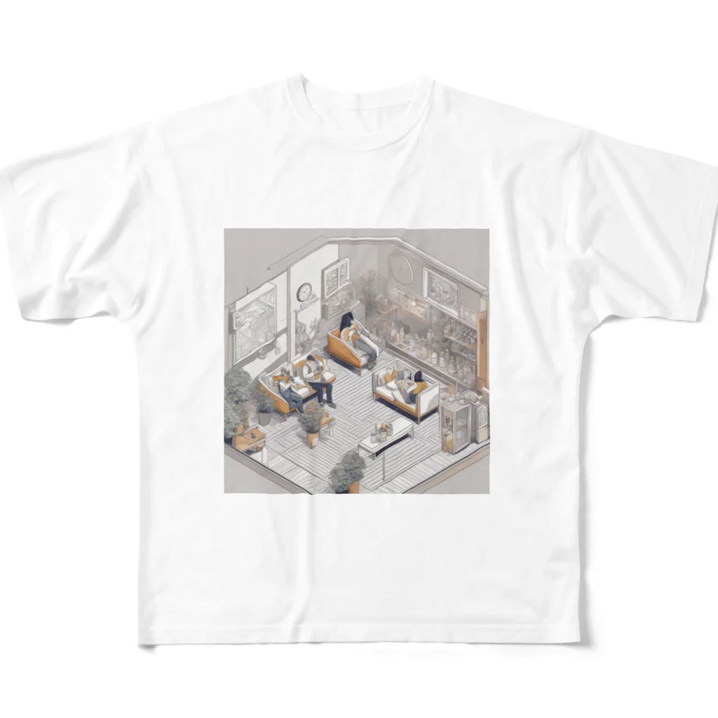 Teilandの白い部屋　～リラックスタイム～ All-Over Print T-Shirt