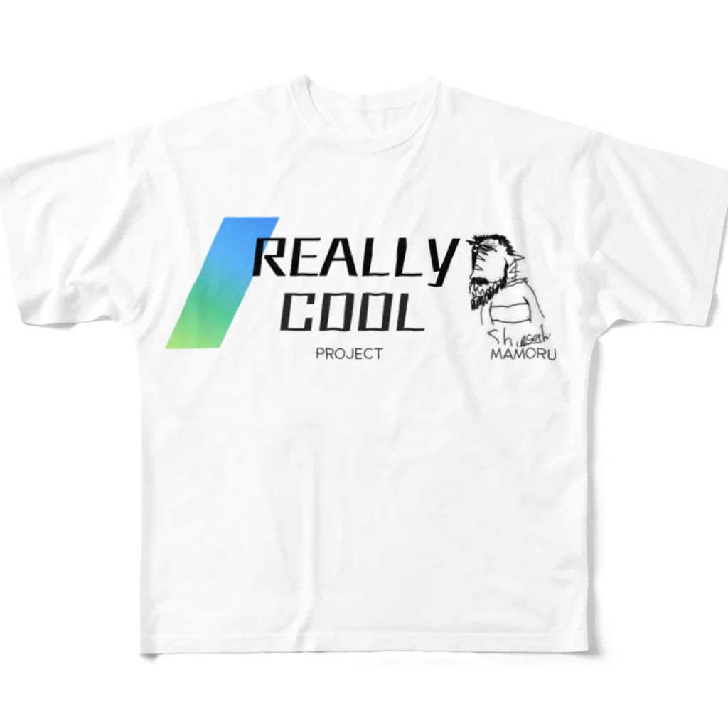 ReallyCoolMamoruの秋田鳥海山_AkitaChoukaisan All-Over Print T-Shirt