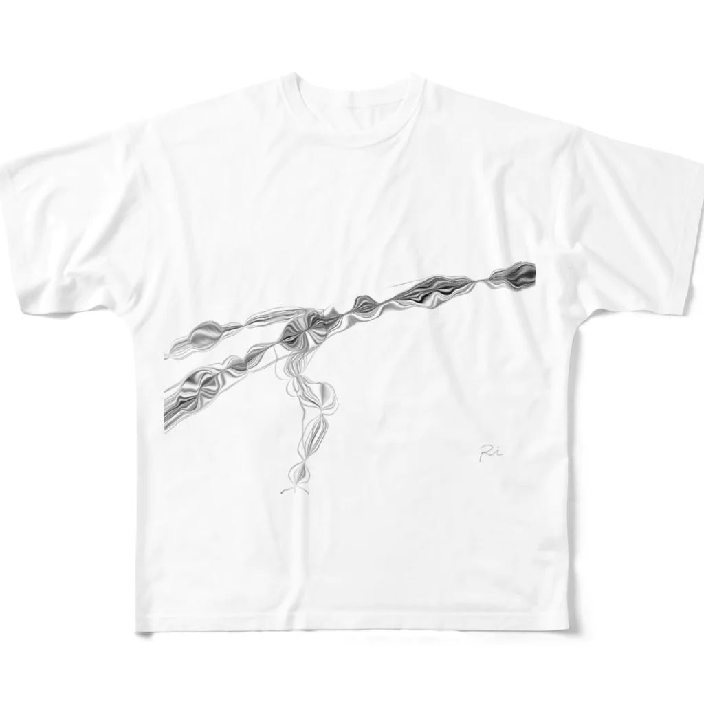 lovely_milkのsenren-concentration All-Over Print T-Shirt