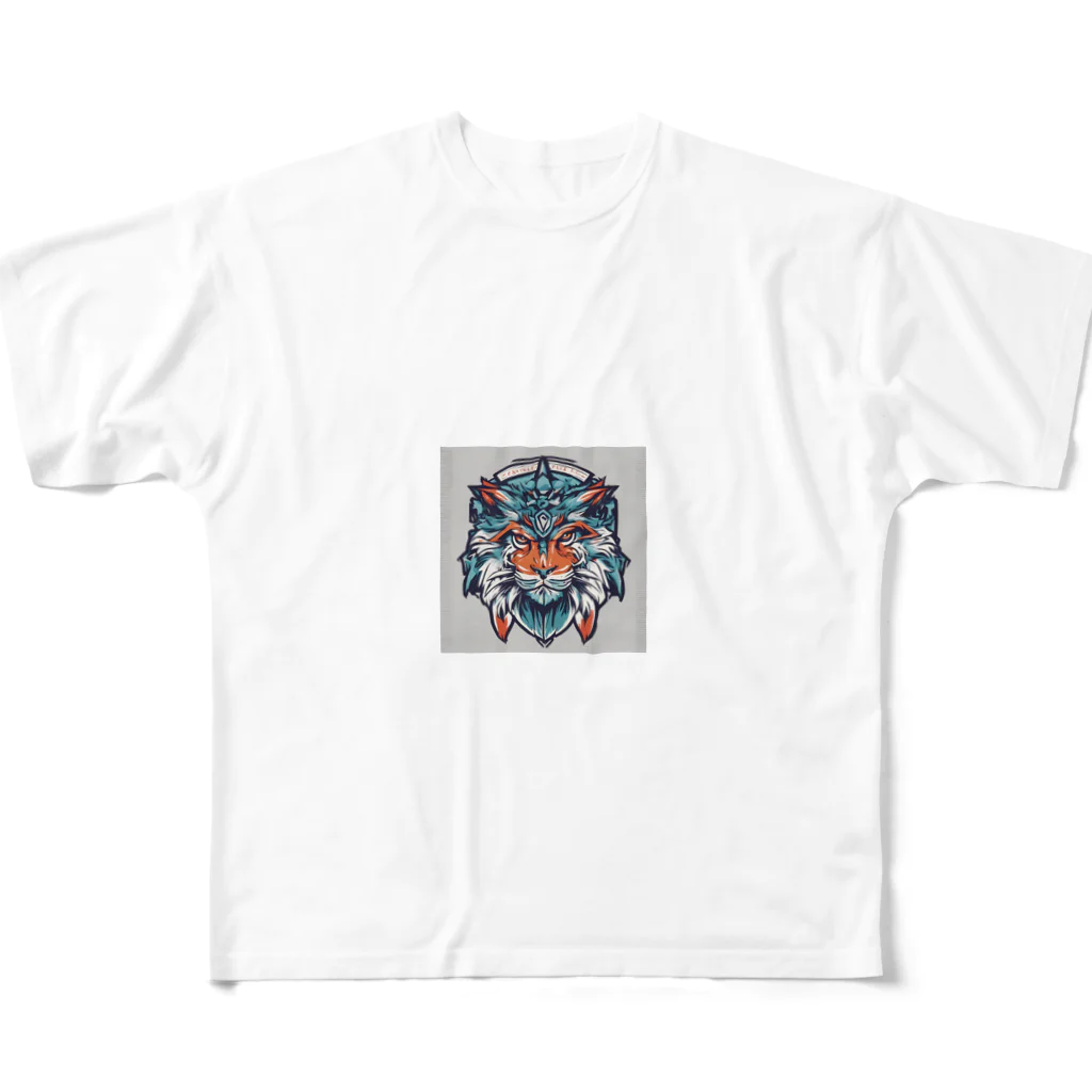 ラムネのライオンのロゴ All-Over Print T-Shirt