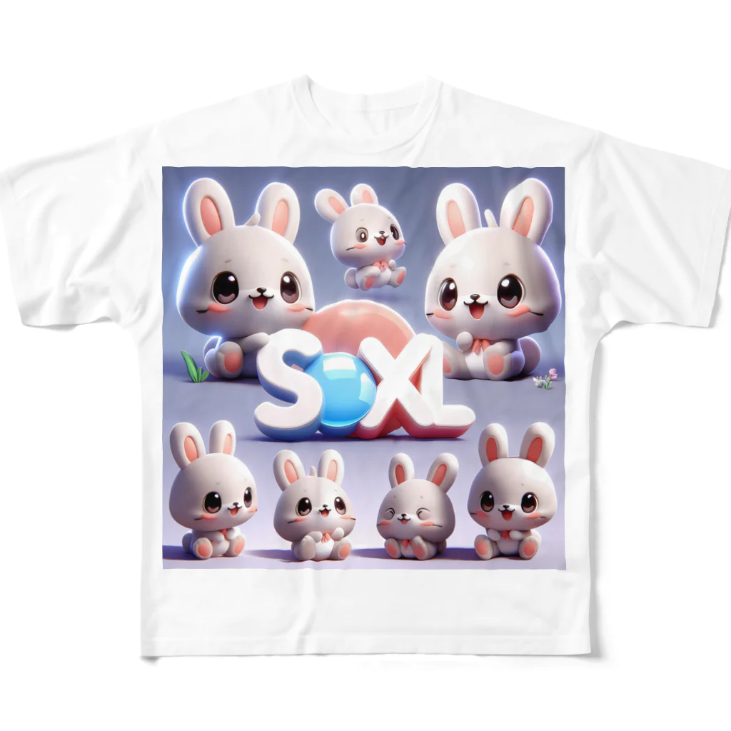 Bunny RingのSOXL Kabukura girls フルグラフィックTシャツ