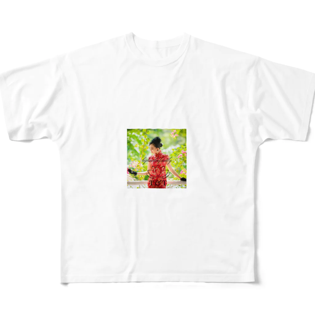 bigbamboofamilyのbigbamboofamily All-Over Print T-Shirt