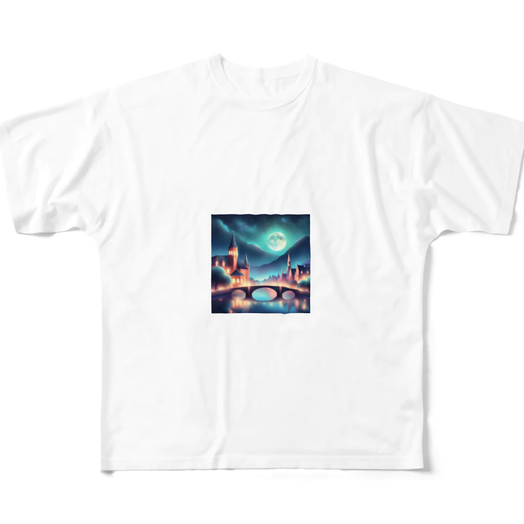 yh1235の綺麗な夜景 All-Over Print T-Shirt