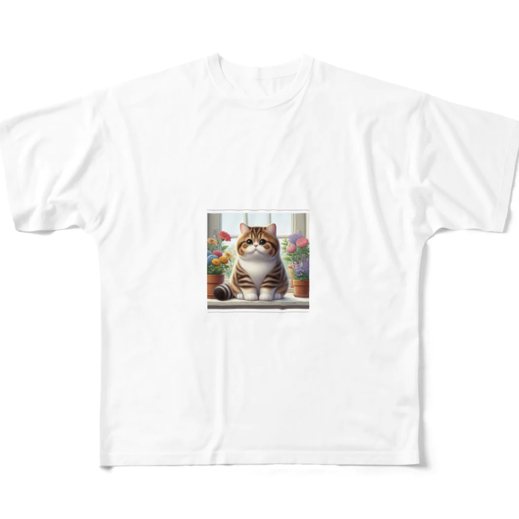 Akiraのマンチカン All-Over Print T-Shirt