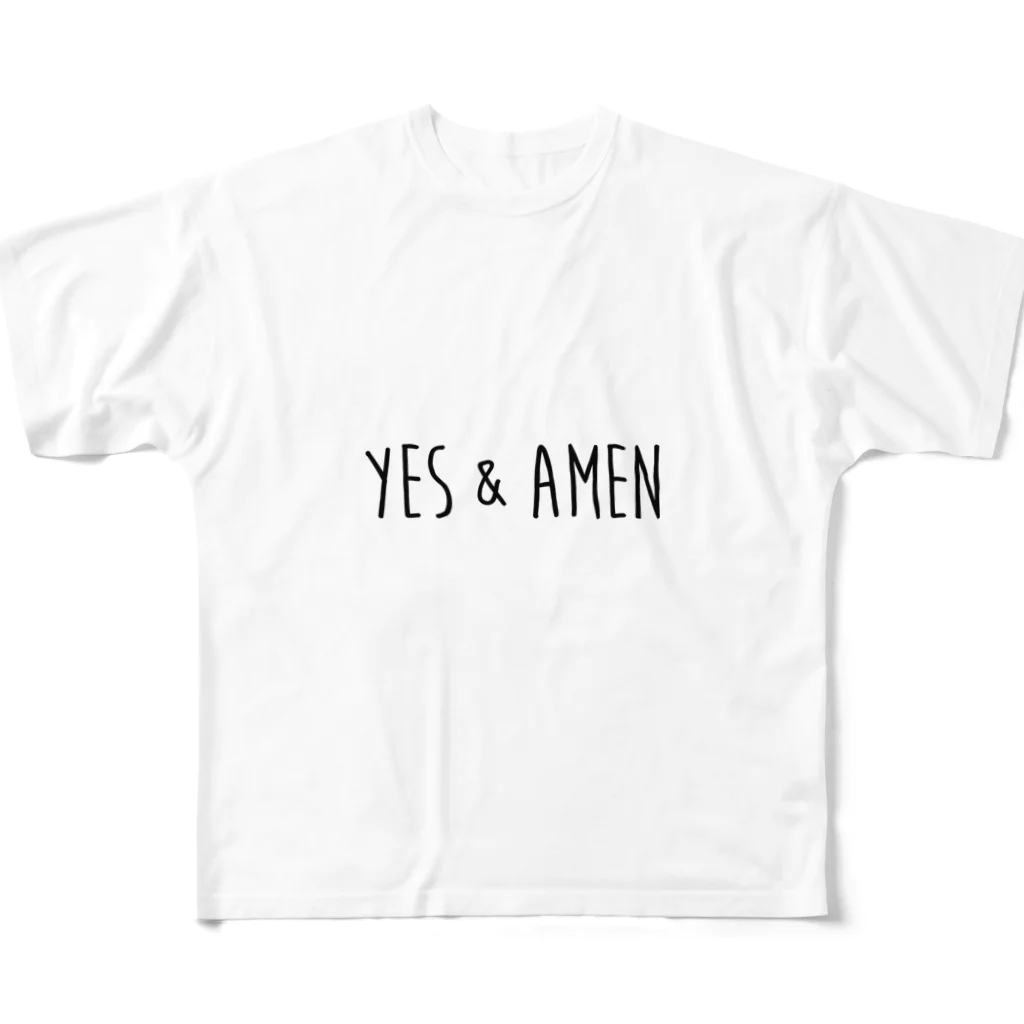 iWearのYes&Amen フルグラフィックTシャツ