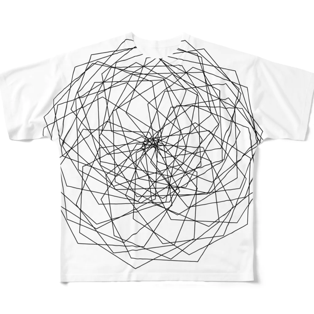 終十斎坏の【視覚感情】グルグル。 All-Over Print T-Shirt