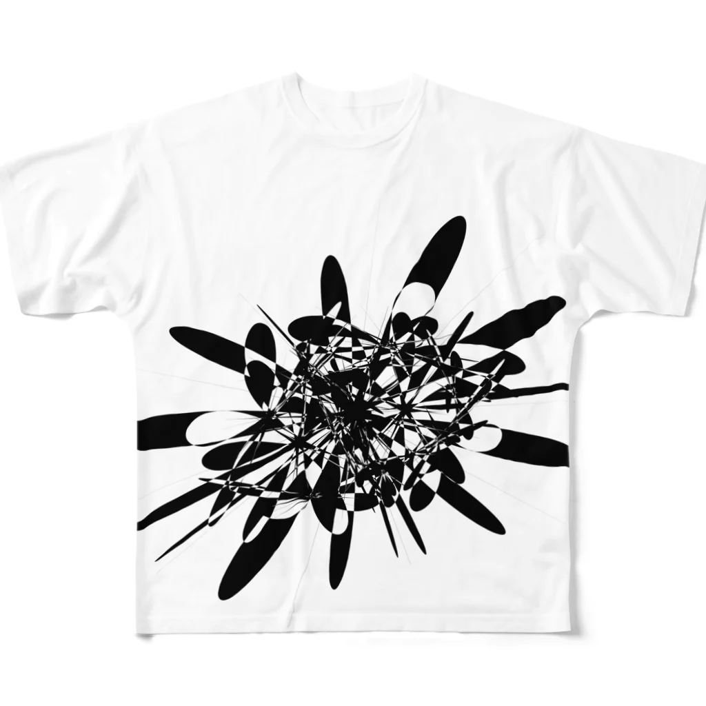 終十斎坏の【視覚感情】新星 All-Over Print T-Shirt