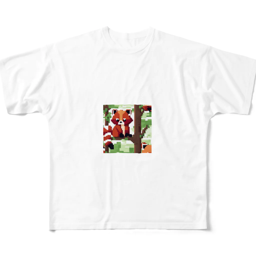 shoheiiwasaのアライグマ フルグラフィックTシャツ