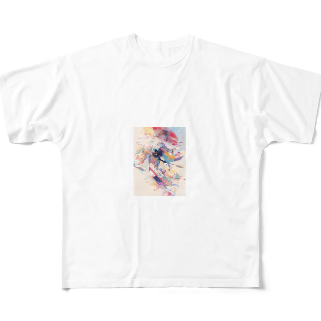 AQUAMETAVERSEの日本舞踊　なでしこ1478 All-Over Print T-Shirt