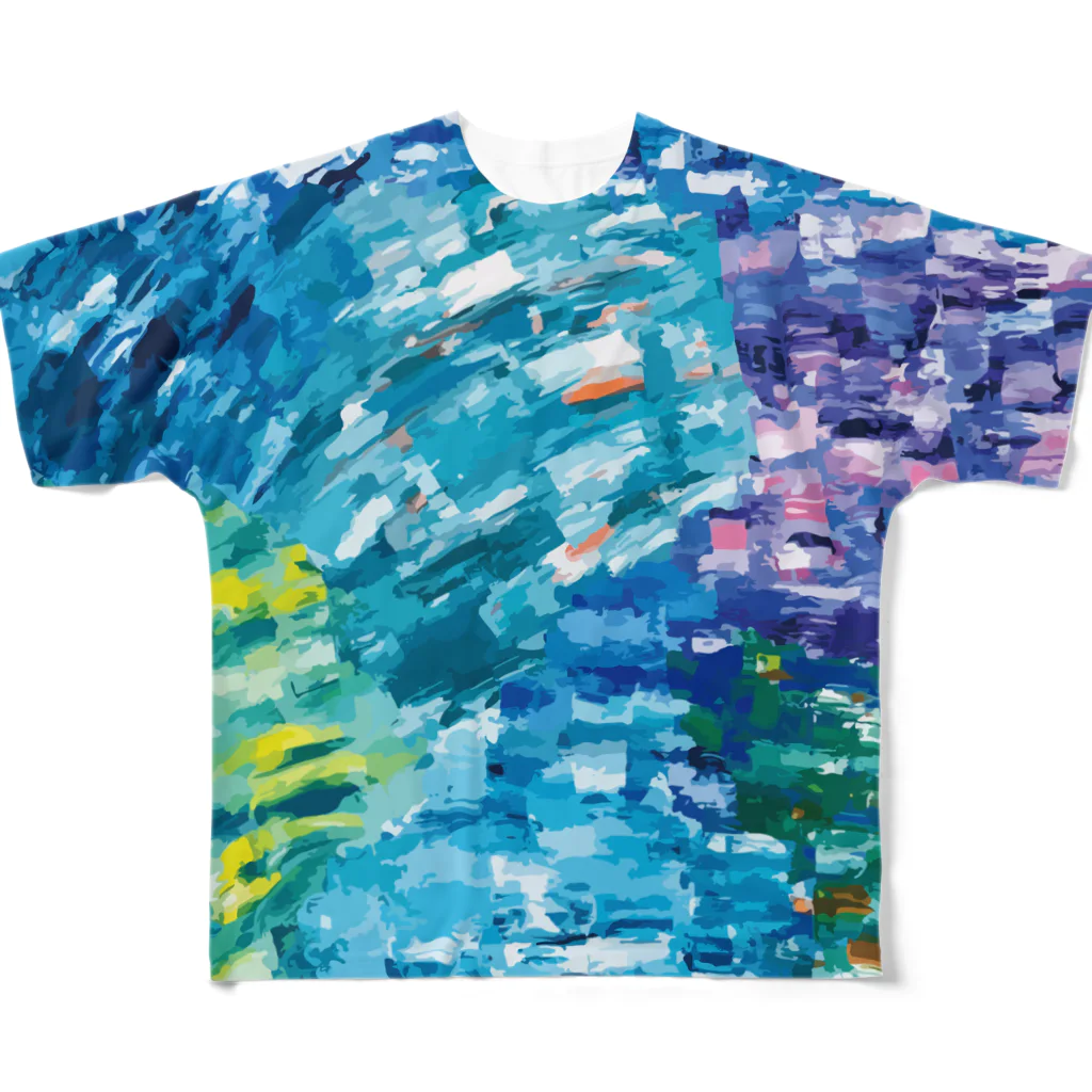 Akya_ArtworksのSeven seas All-Over Print T-Shirt