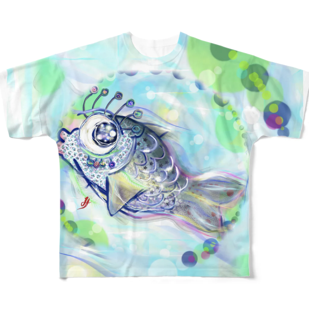 mmty🫑みーまんのおら真鯵🐟-2 フルグラフィックTシャツ