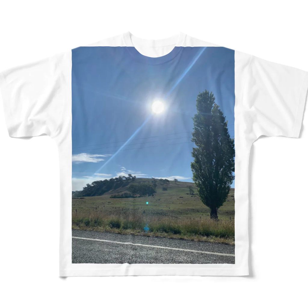 YASUE ABE JPのSunrise All-Over Print T-Shirt