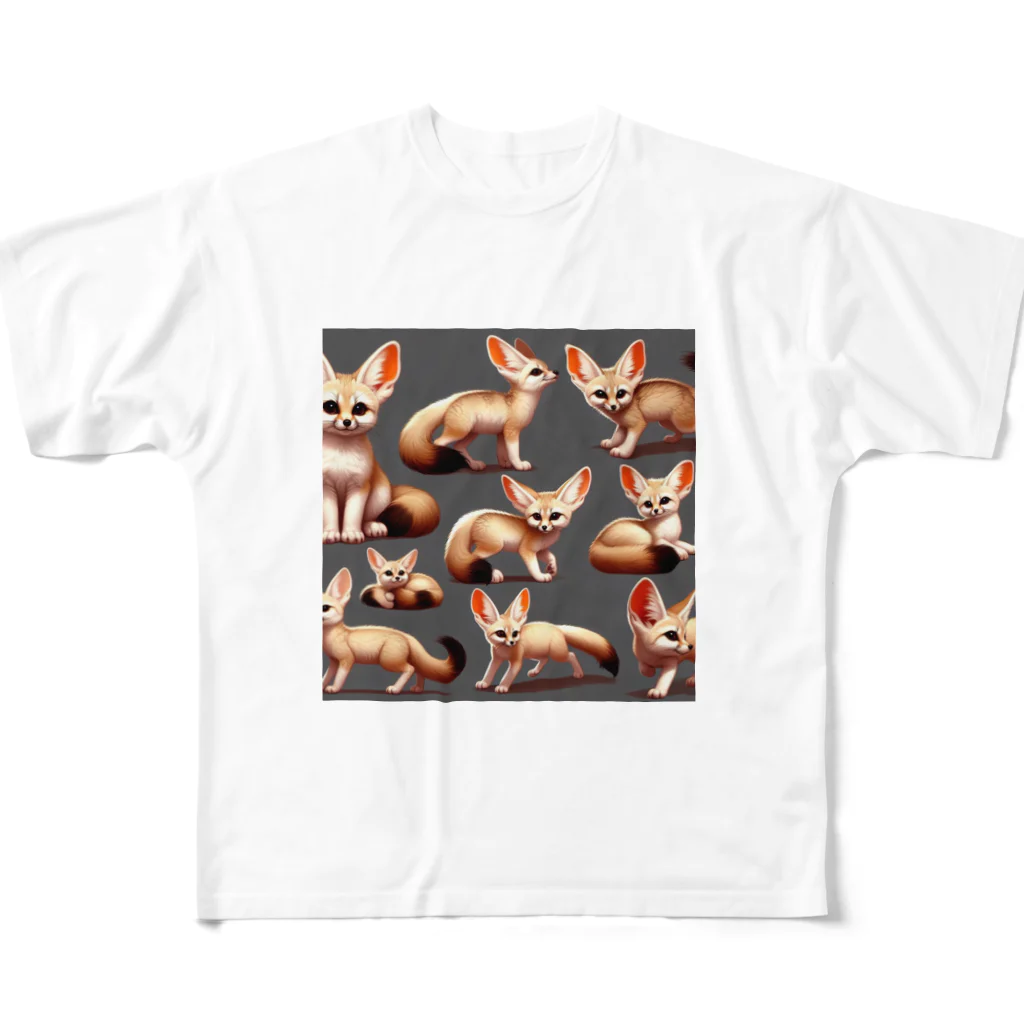 yu_takahasiの小さくてもパワフル All-Over Print T-Shirt