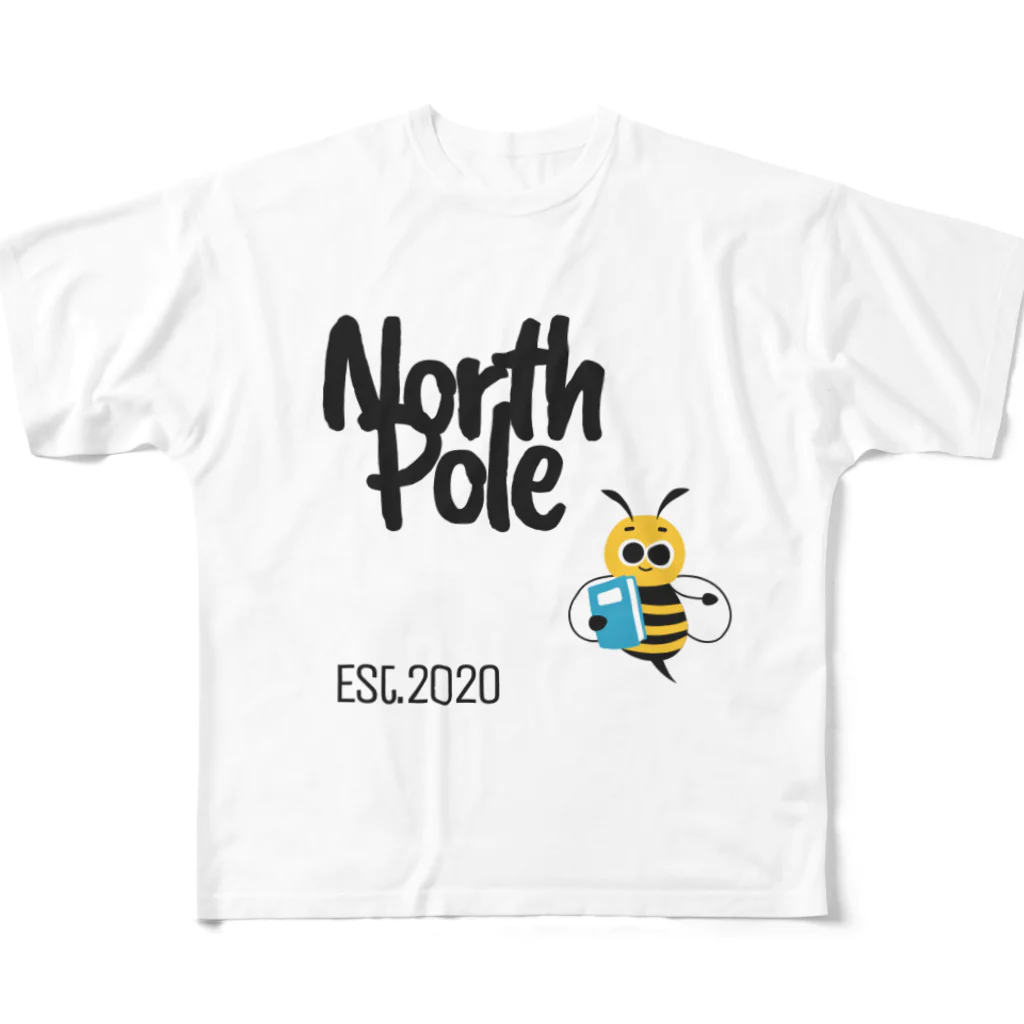 north pole miniのNorthPole・miniみつばちちゃんシリーズ All-Over Print T-Shirt