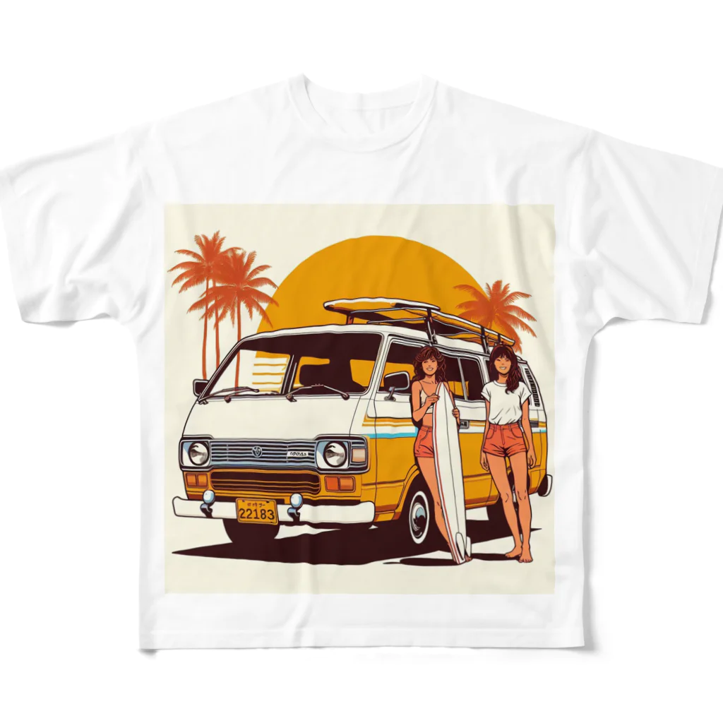 80s_popの80s CityPop No.21 All-Over Print T-Shirt