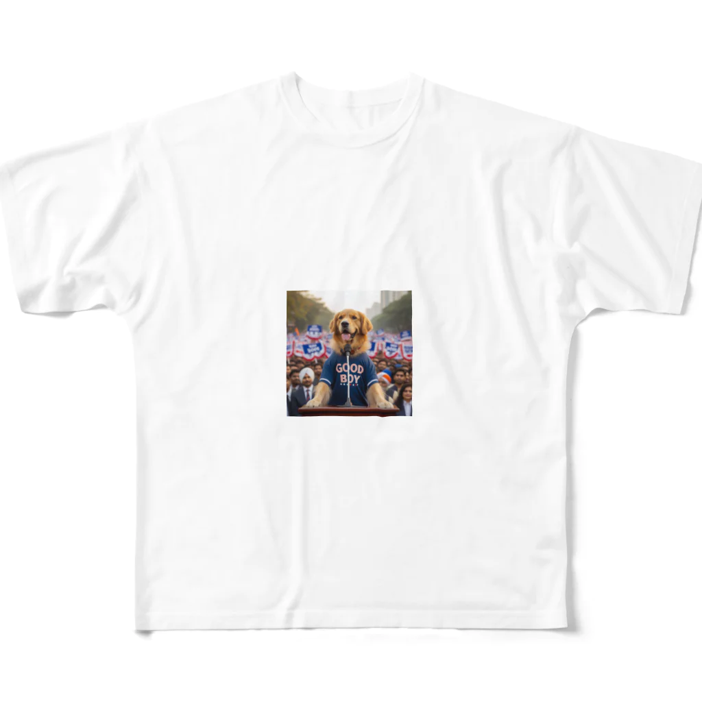 qloの大統領を目指すGOOD BOY All-Over Print T-Shirt