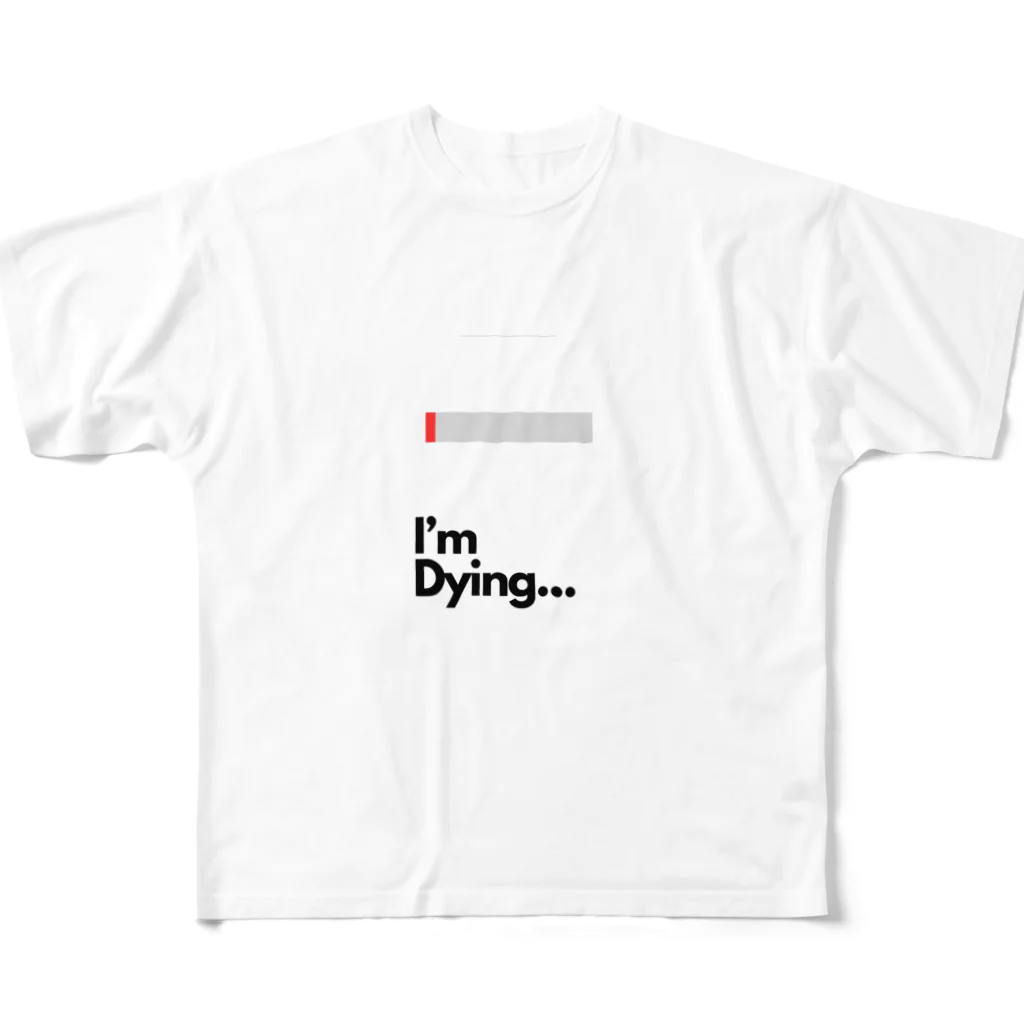 Sounds Focus&RelaxのMy Status(Dying) フルグラフィックTシャツ