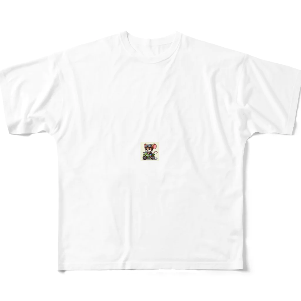 kyokingのバイクねずみ All-Over Print T-Shirt