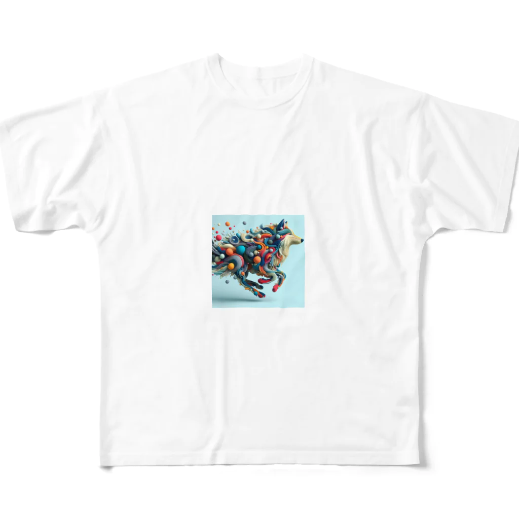 Taylor1108のファンタジーな犬 All-Over Print T-Shirt