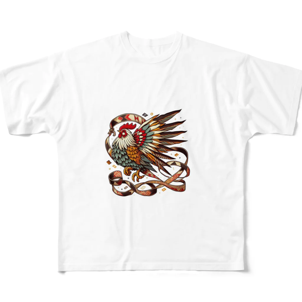 Sergeant-CluckのMiddle Army：中部方面部隊 All-Over Print T-Shirt