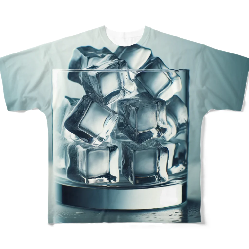 SALVADORSのSquare Ice Cubes All-Over Print T-Shirt