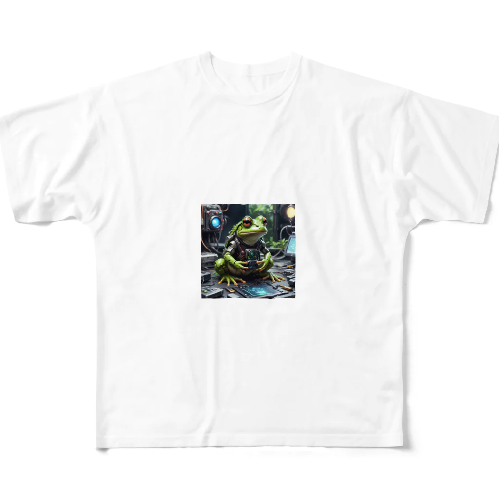 massy_nakiriの高度な技術を駆使するカエル All-Over Print T-Shirt