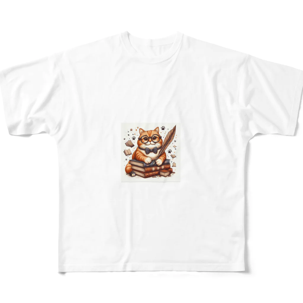 Akiraの猫 All-Over Print T-Shirt