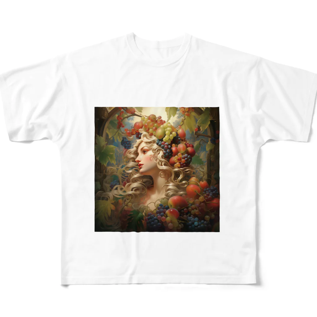 AQUAMETAVERSEの果実の女神　なでしこ1478 All-Over Print T-Shirt