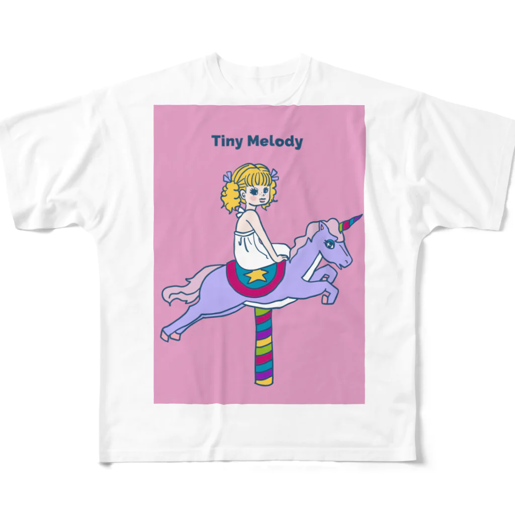 02のTiny Melody All-Over Print T-Shirt