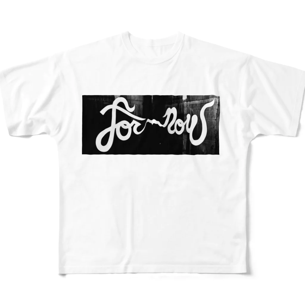 masuo(マスヲ)のfornow_tate フルグラフィックTシャツ