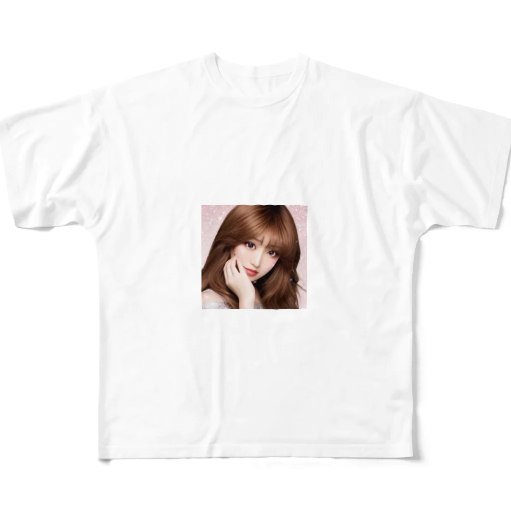 AI ミナミ🩷🩵のAI ミナミ　アイドル All-Over Print T-Shirt