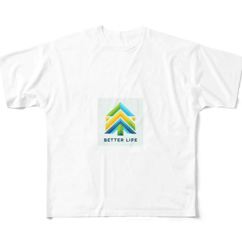 ねこにんじゃショップのBetter Life All-Over Print T-Shirt