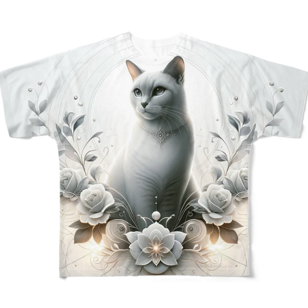 nkcamelliaの美猫 All-Over Print T-Shirt