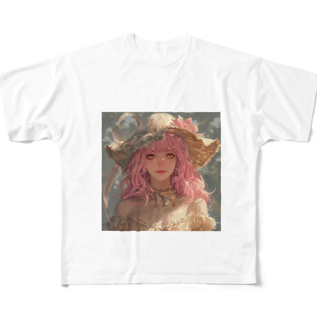 AQUAMETAVERSEのあなたをお守ります女性　なでしこ1478 フルグラフィックTシャツ