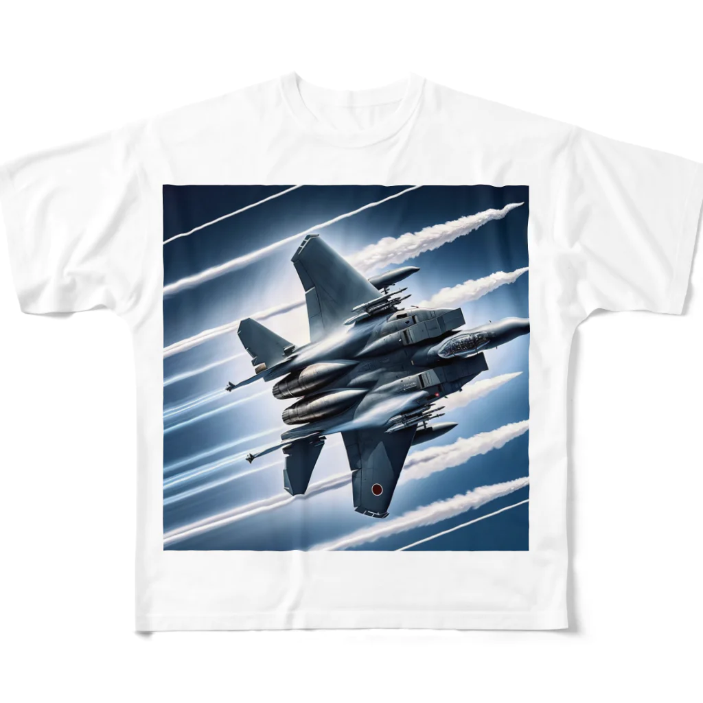 valtanamnのF-15J EAGLE フルグラフィックTシャツ